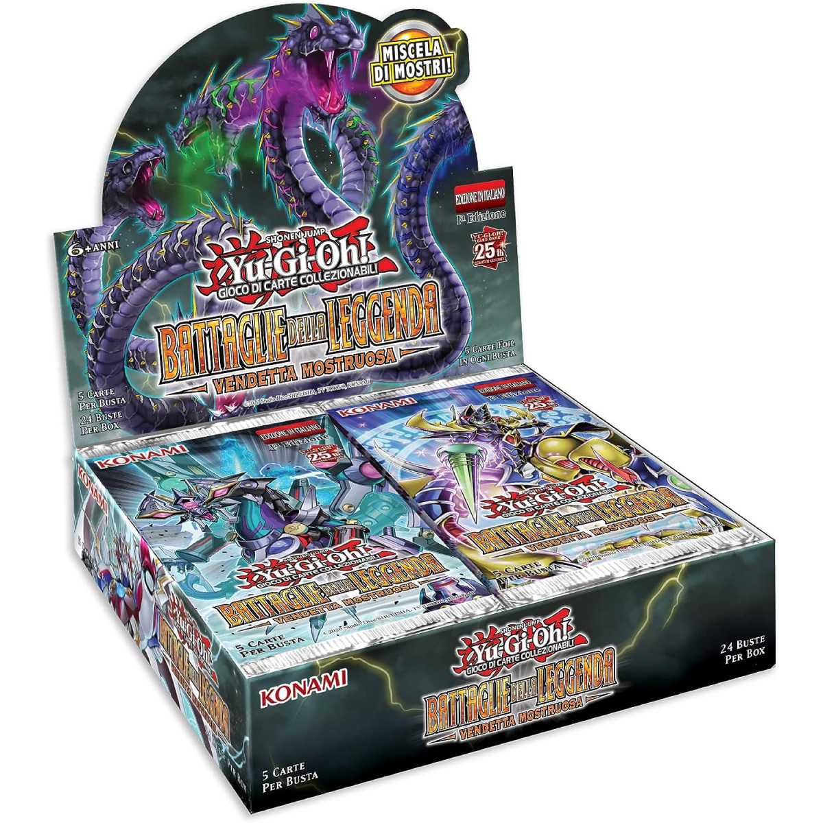 yu-gi-oh! - battaglie della leggenda vendetta mostruosa - box 24 buste (ita) - yu16475