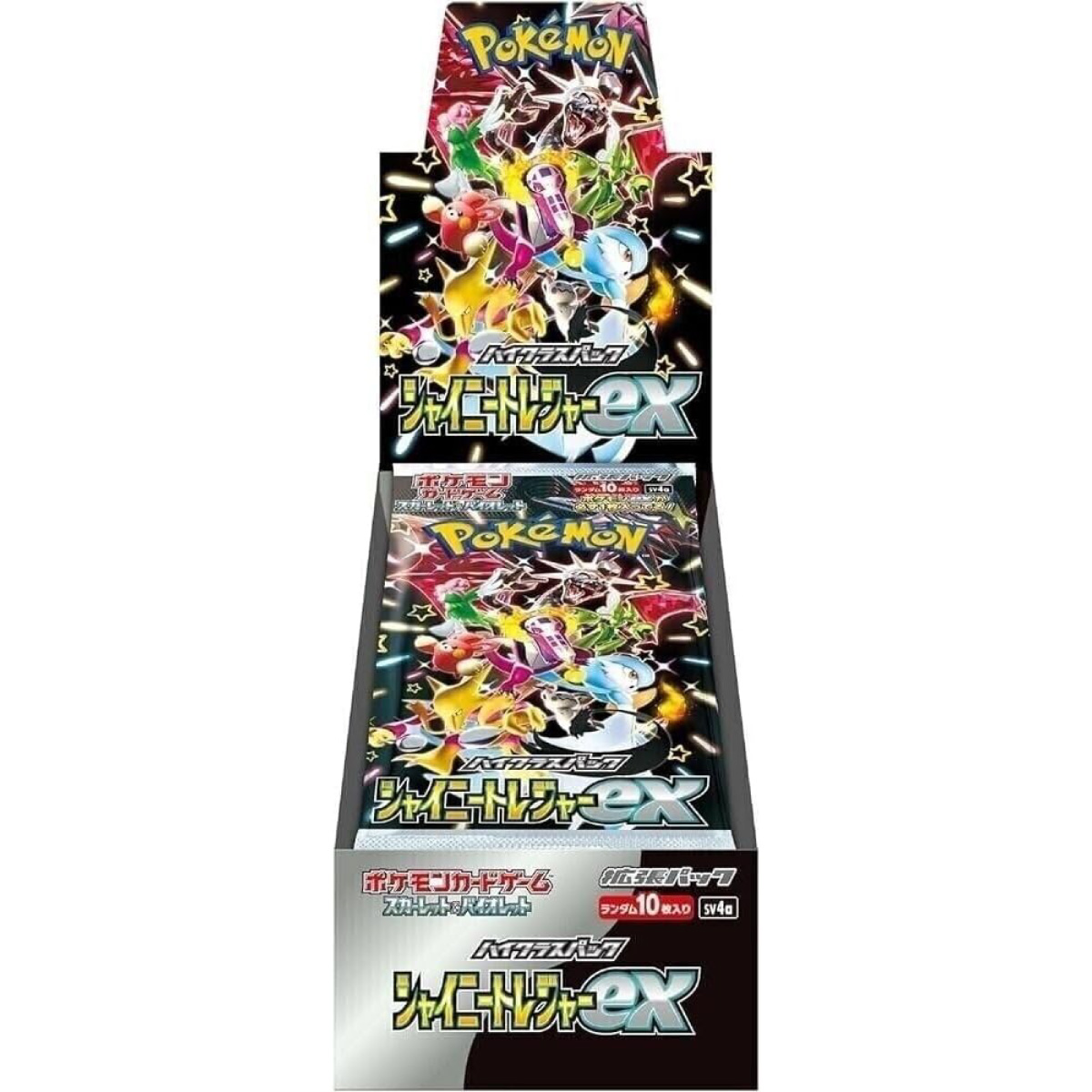 pokemon scarlatto e violetto - high class pack shiny treasure ex sv4a - box 10 buste (jap)