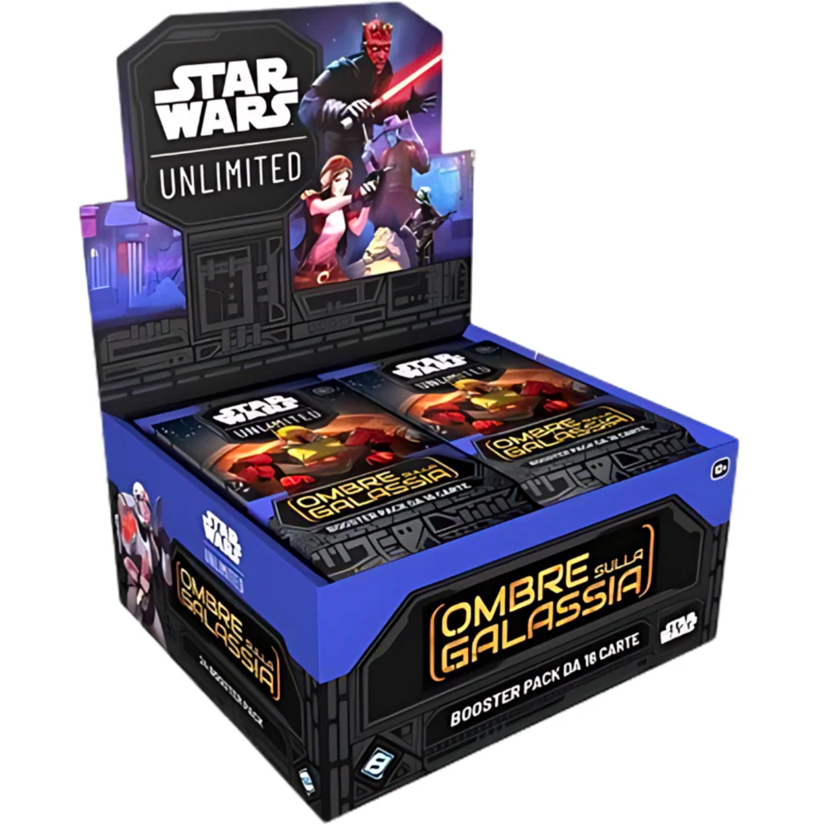 star wars unlimited - ombre sulla galassia - box 24 buste (ita)