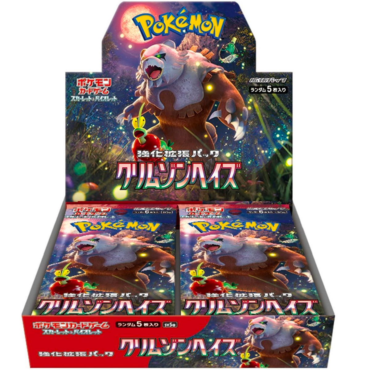 pokemon scarlet and violet crimson haze sv5a - box 30 buste (jap)