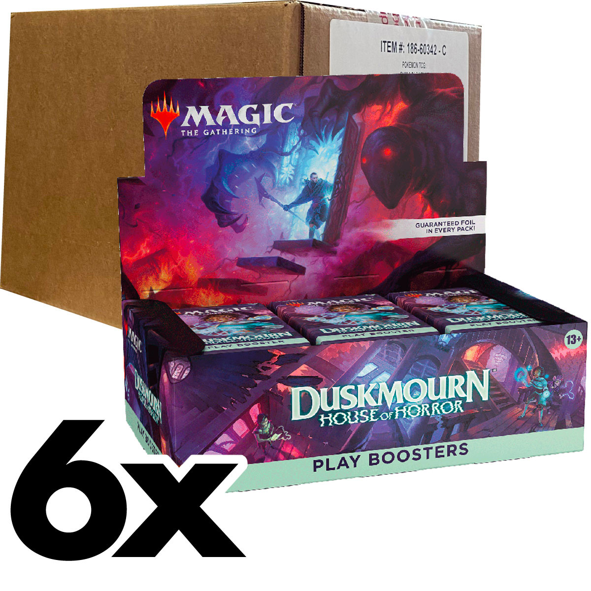 magic the gathering - duskmourn: house of horror - play booster - case sigillato box 36 buste (eng)
