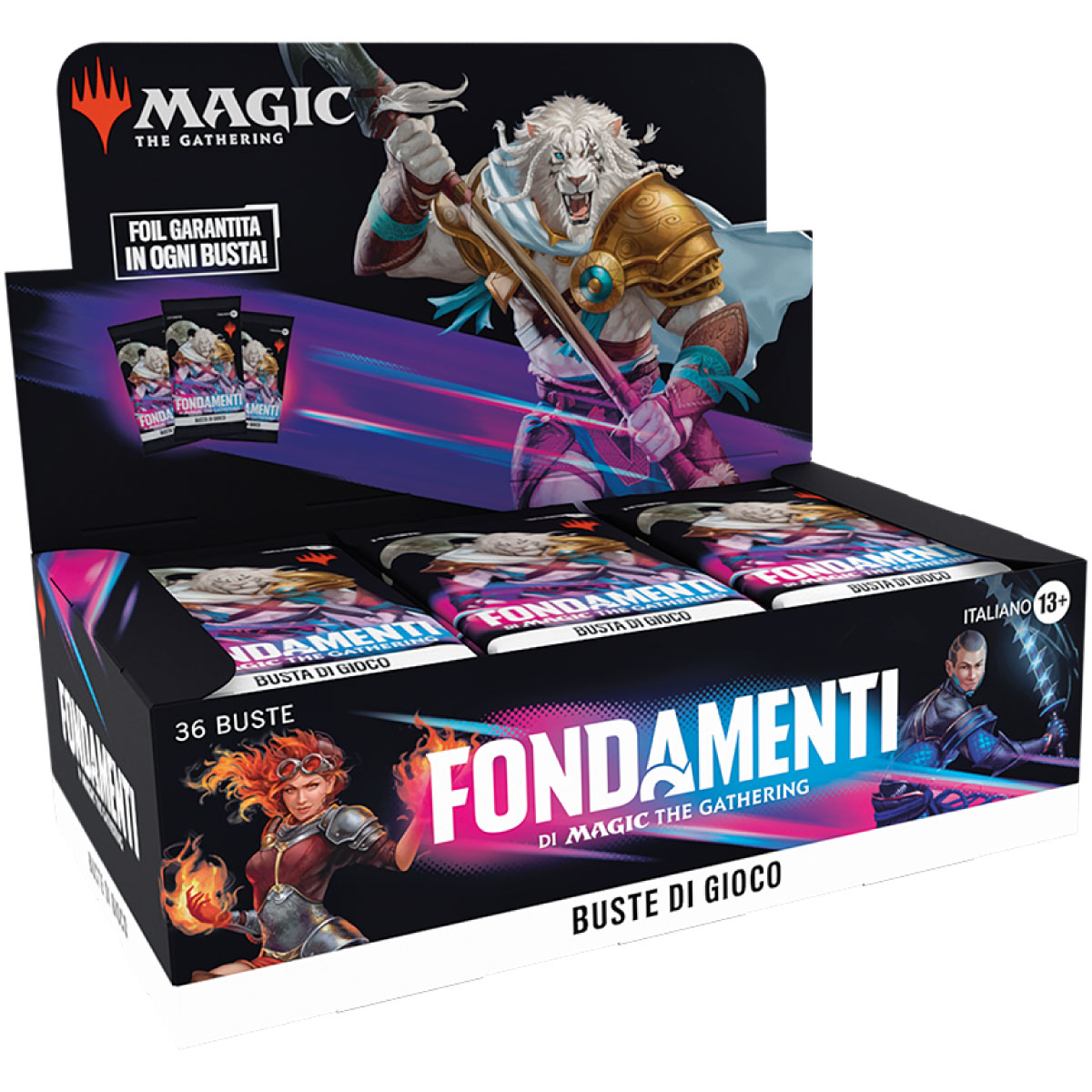 magic the gathering - fondamenti - busta di gioco - box 36 buste (ita)