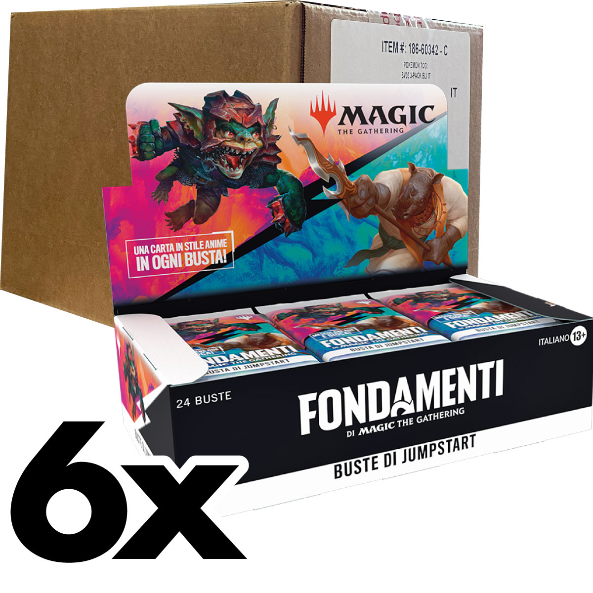 magic the gathering - fondamenti - busta jumpstart - case sigillato box 24 buste (ita)