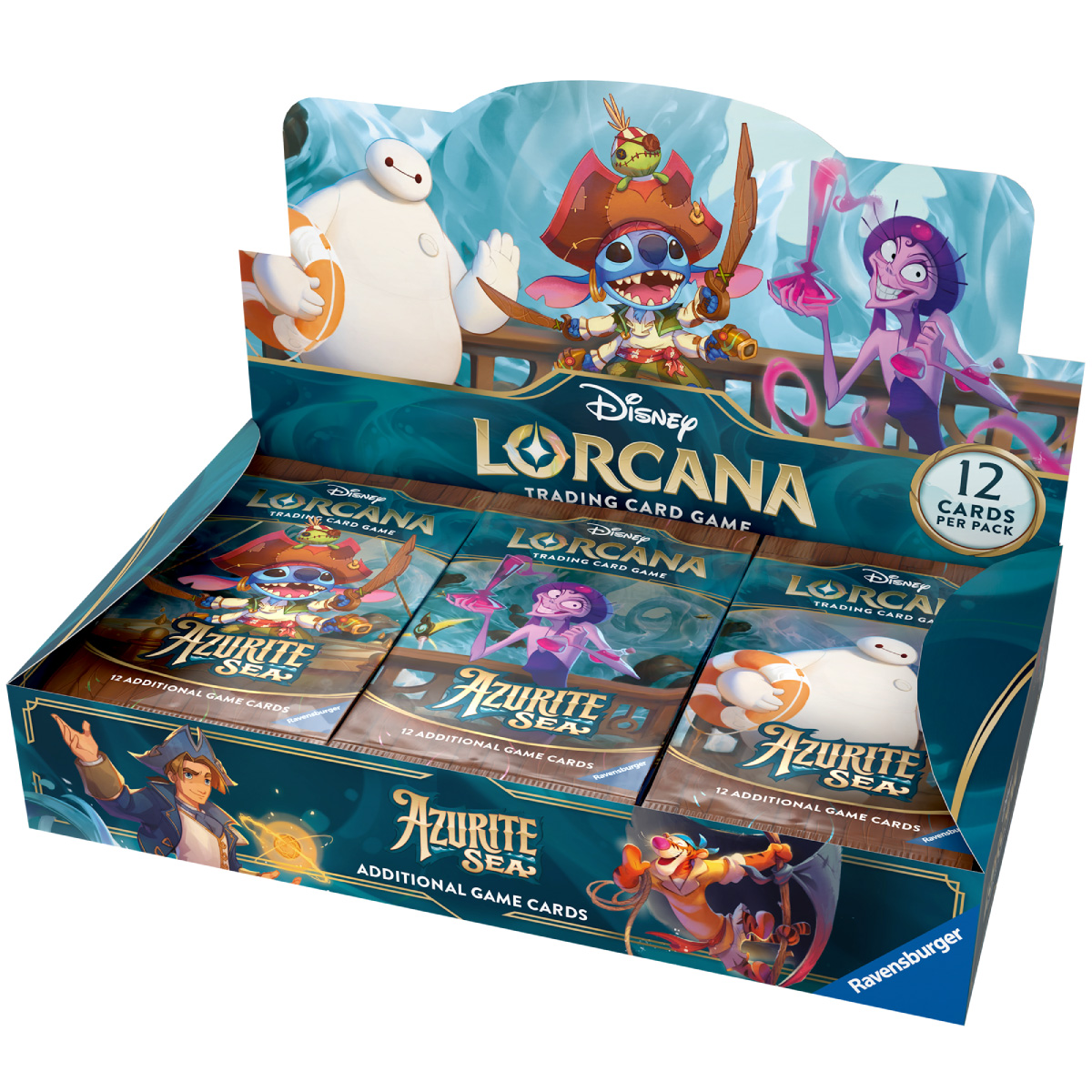 lorcana - azurite sea - box 24 buste (eng)