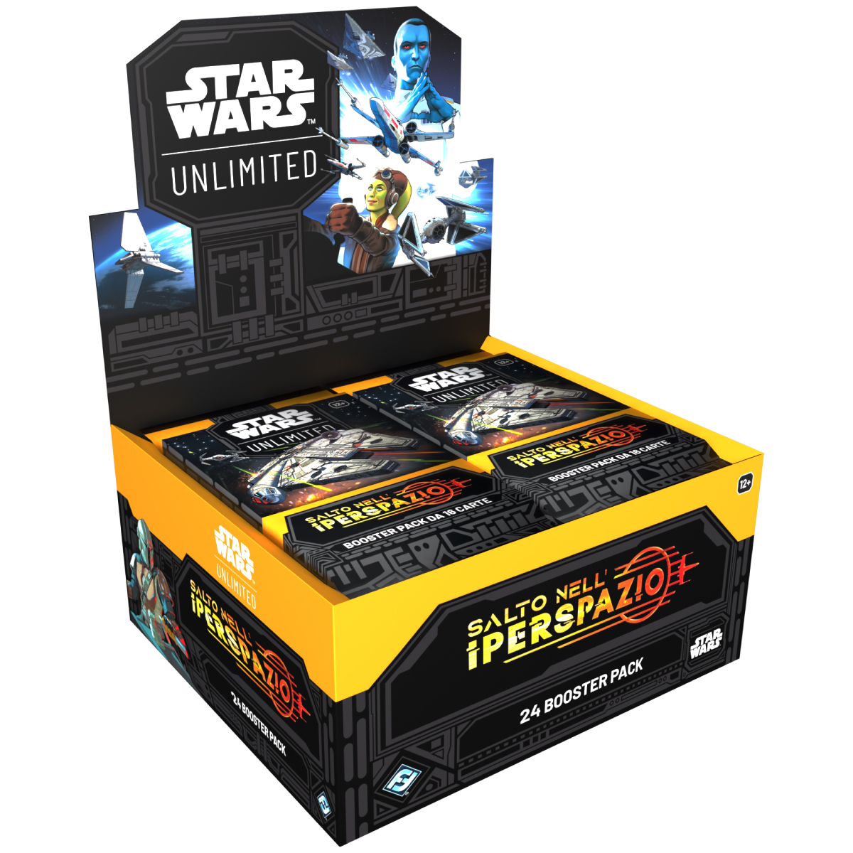 star wars unlimited - salto nell'iperspazio - box 24 buste (ita)