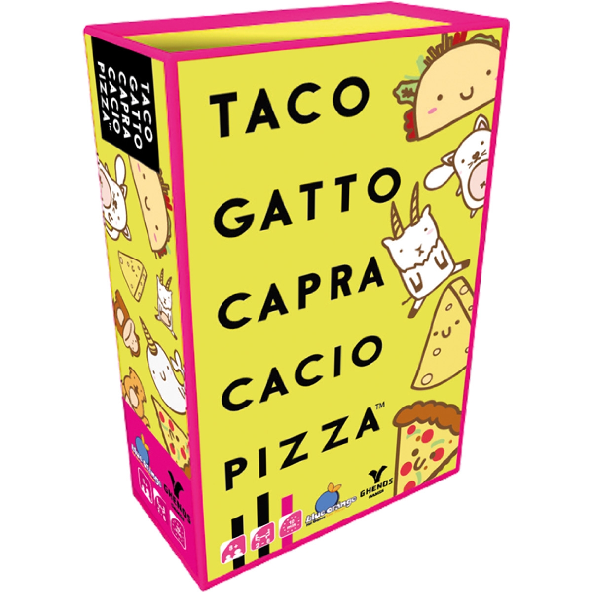 Taco Gatto Capra Cacio Pizza Partita Completa al Gioco da Tavolo