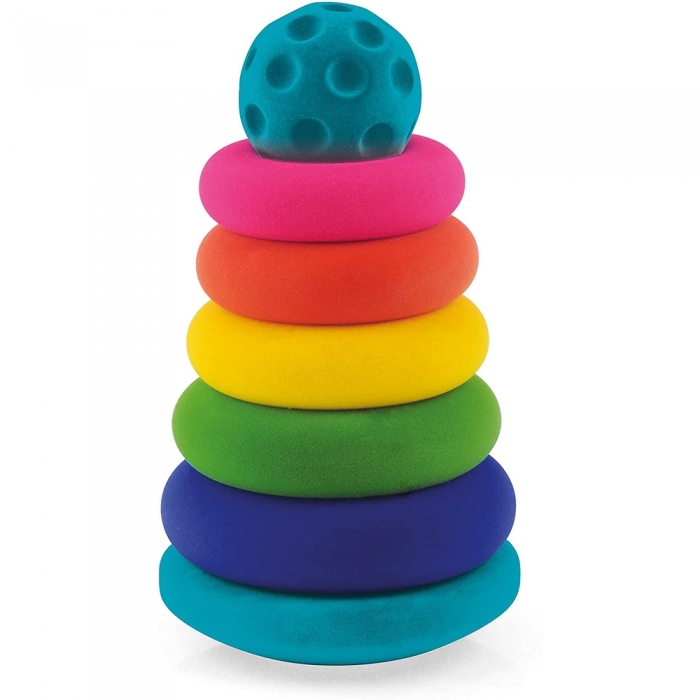 RUBBABU Rocking Stacker Ball - Torre Impilabile Morbida a 19,99 €