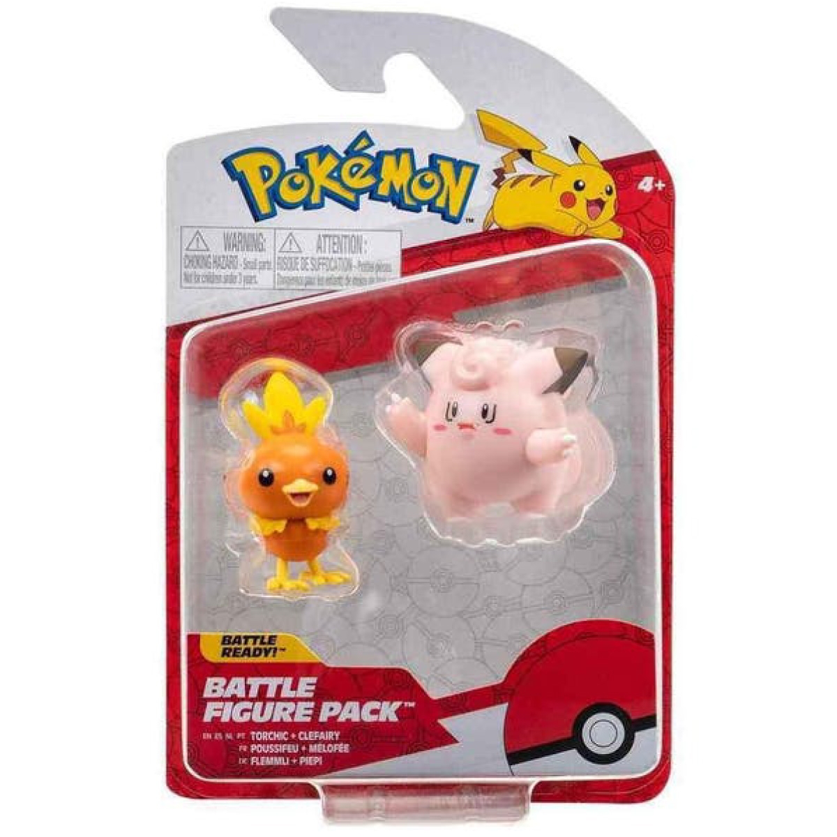 JAZWARES Pokemon Battle Figure Pack Wave 2 - Torchic & Clefairy a 14,99 €