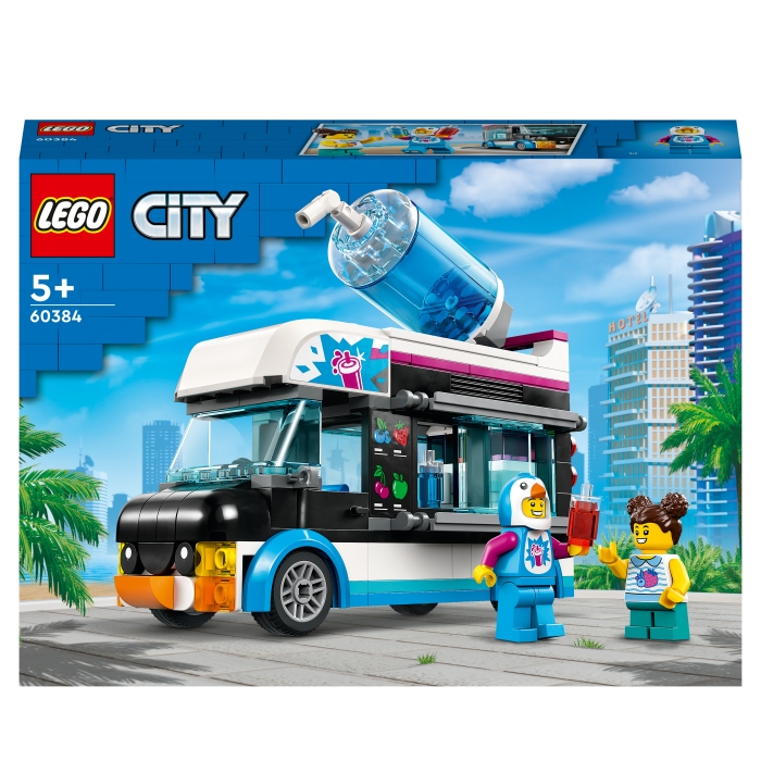 LEGO 60384 City Il Furgoncino Delle Granite Del Pinguino, Camion Giocattolo  Con Minifigure, Idea Regalo Di Compleanno Per Bambini, Ragazzi E Ragazze  Dai 5 Anni In Su – Giochi e Prodotti per