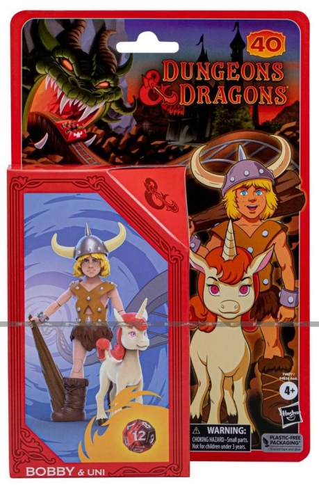 HASBRO D&d - Dungeons And Dragons - Cartoon Classics - Bobby E Uni - Action  Figure 15cm a 34,99 €