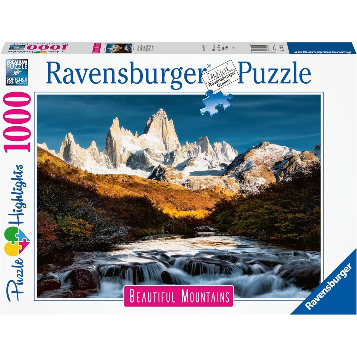 Ravensburger - Puzzle Fitz Roy, Patagonia, Collezione Beautiful Mountains, 1000  Pezzi, Puzzle Adulti a 14,99 €