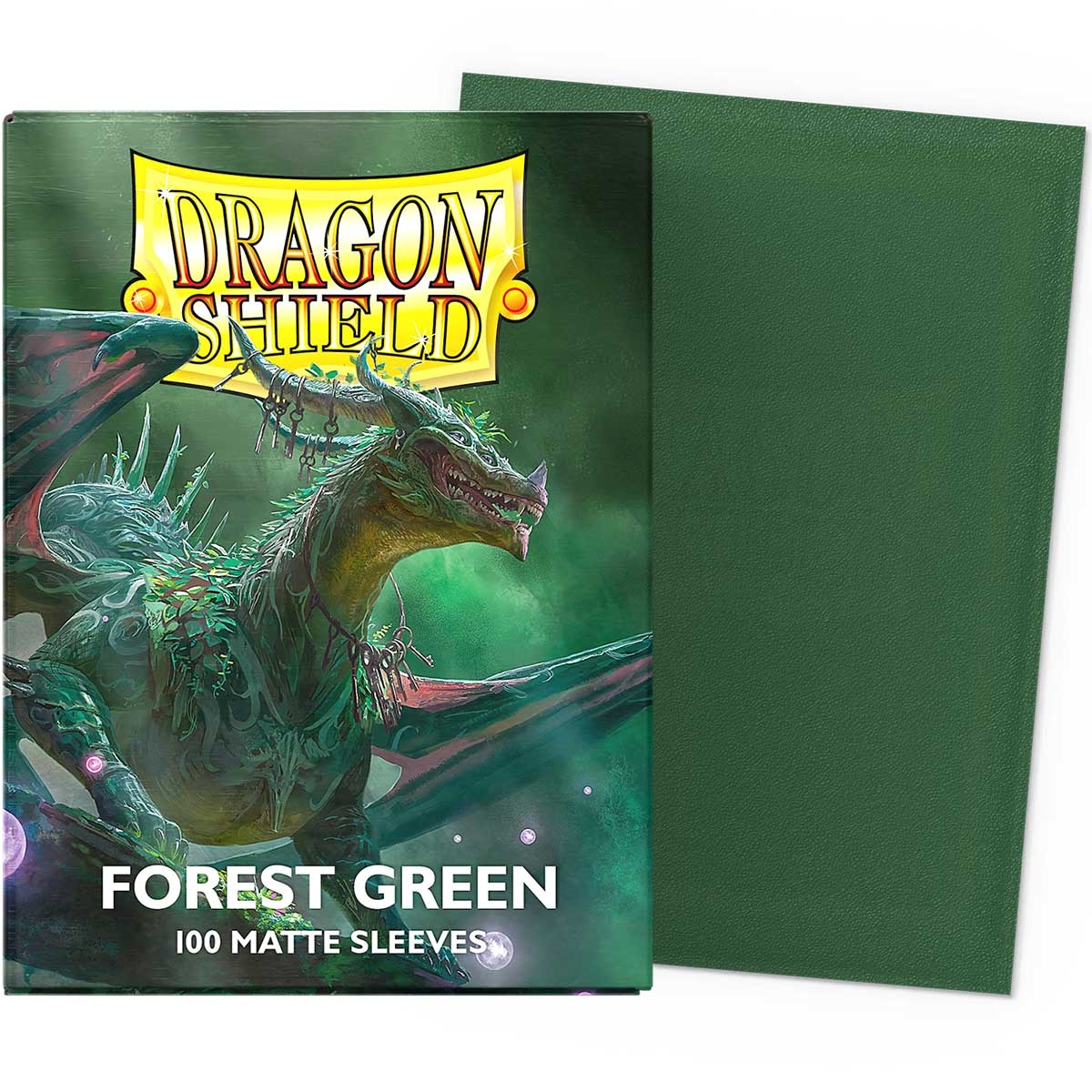 Dragon Shield Standard Sleeves - Matte Forest Green (100 Bustine Protettive)