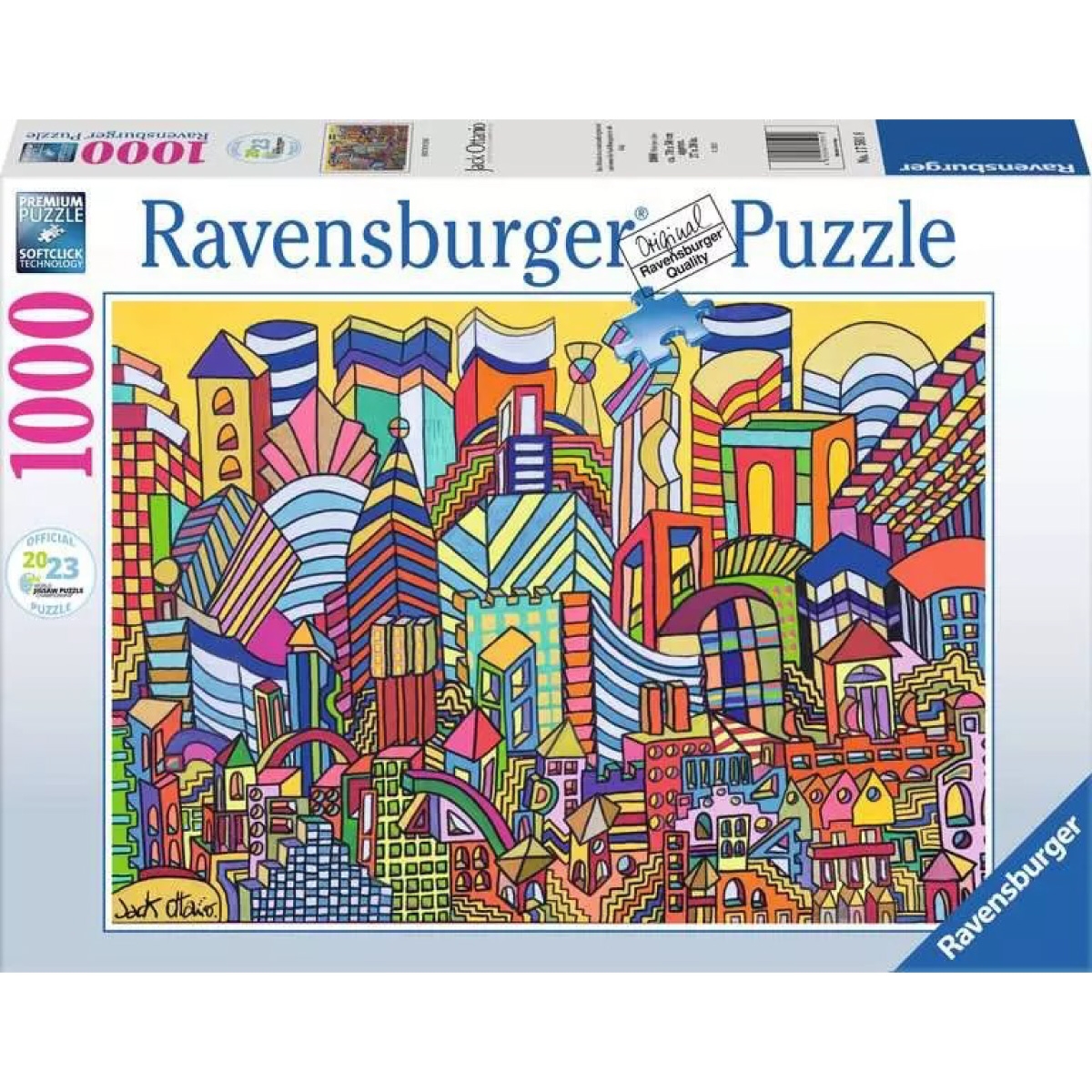 RAVENSBURGER 1000 PIECE PUZZLE BOSTON 2189 WORLD JIGSAW