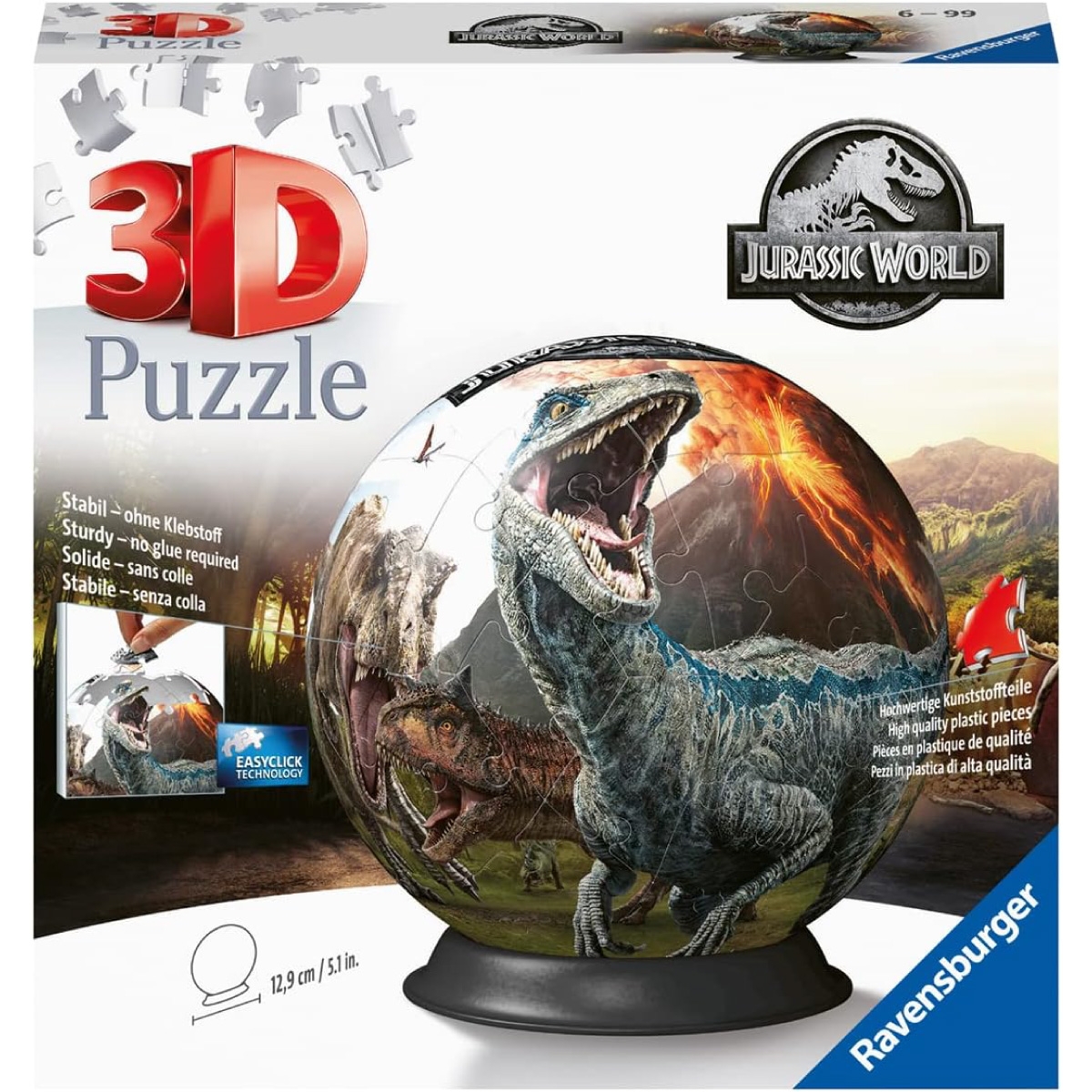 Puzzle 3D da 540 Pezzi Mappamondo, Puzzle 3D, Ravensburger