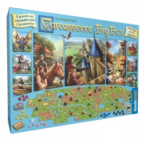 GIOCHI UNITI Carcassonne Big Box - Edizione 2017 a 64,99 €