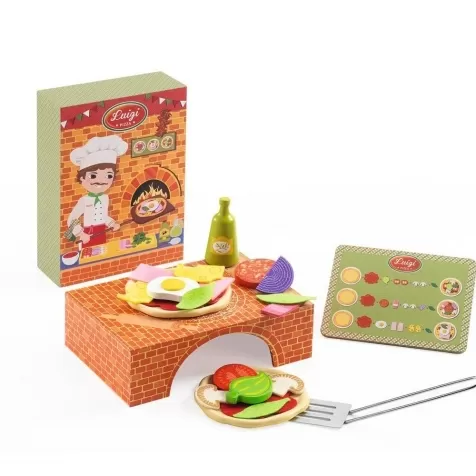 SET PASTICCERIA legno e metallo MOULIN ROTY con ricettario PER