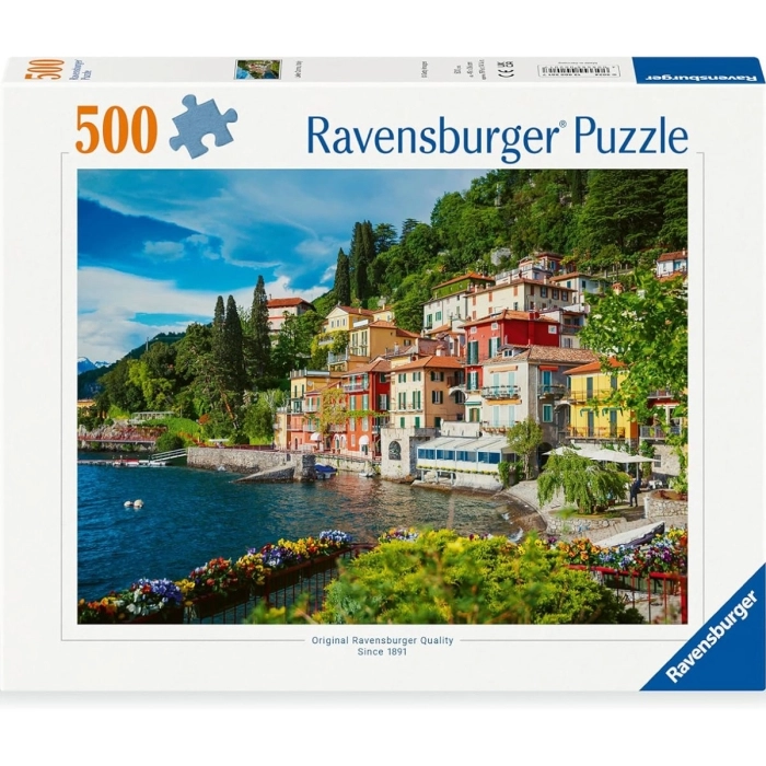 lago di como, italia - puzzle 500 pezzi