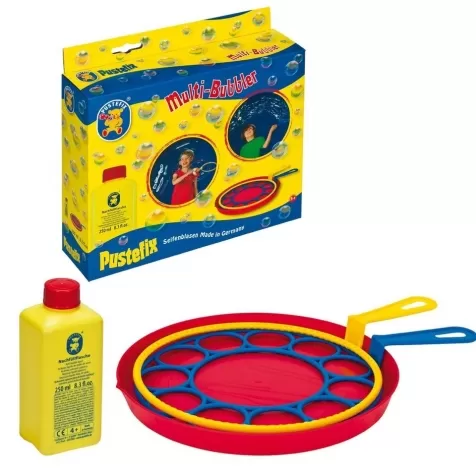 kit multibolla con 250ml di liquido per bolle