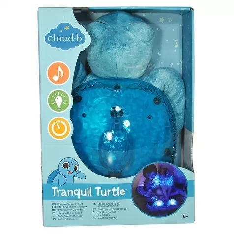 tranquil turtle ocean - tartaruga peluche effetto luce e suoni