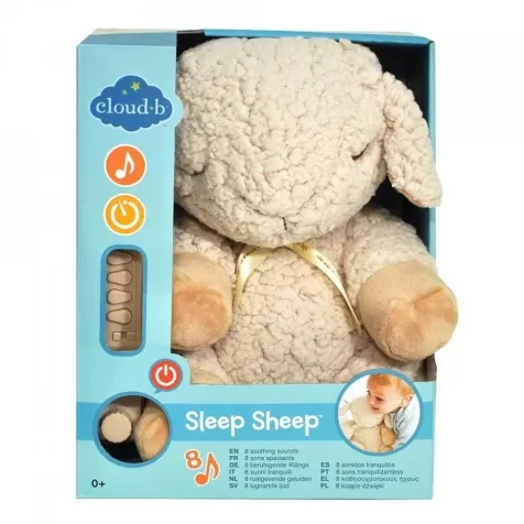 sleep sheep - peluche pecorella con 8 suoni tranquillizzanti per bebe