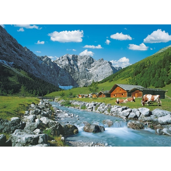 monti karwendel, austria - puzzle 1000 pezzi