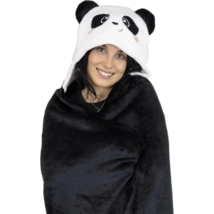 cosy hugs! - coperta con cappuccio - panda