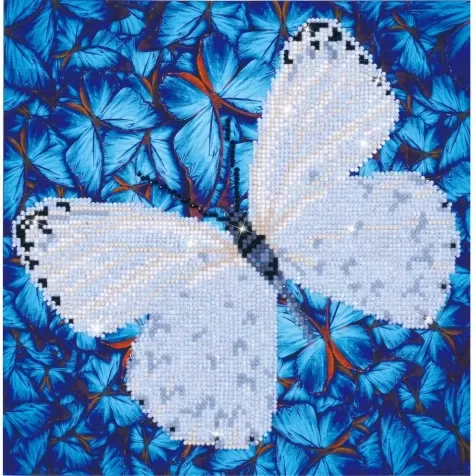 flutter by white - diamond dotz intermediate dd5.021 30.5x30.5cm