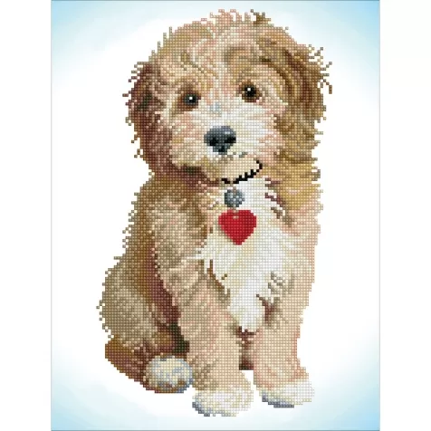 lovely boy - diamond dotz intermediate dd6.007 32x42cm