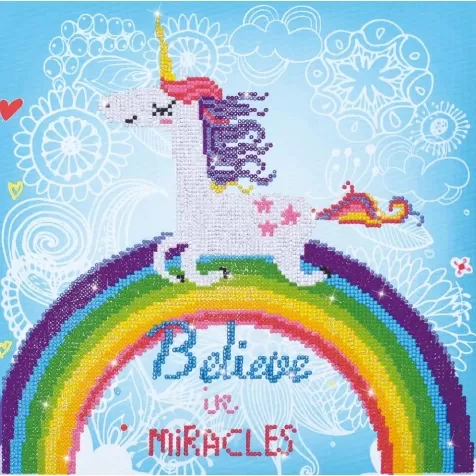 believe in miracles - diamond dotz intermediate dd7.015 35x35cm