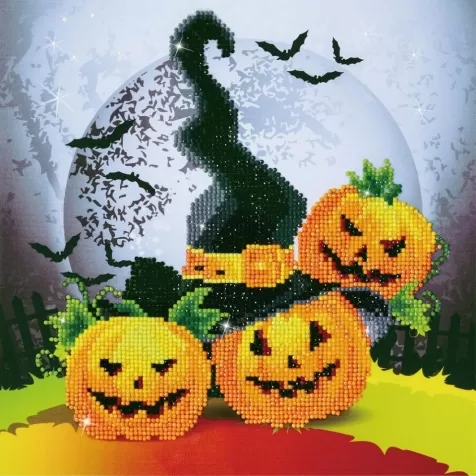 halloween magic - diamond dotz intermediate dd7.010 32x32cm