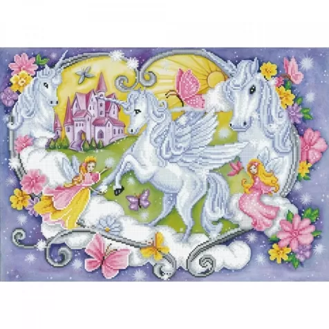 princess magic - diamond dotz intermediate dd12.032 66x47cm