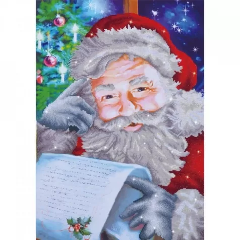 santa wish list - diamond dotz intermediate dd12.024 50x72cm