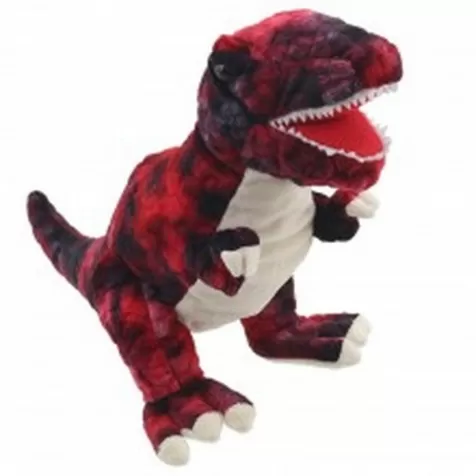 burattino baby t-rex rosso