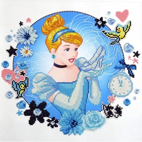 cinderella's world - diamond dotz cd851000307 40x40cm