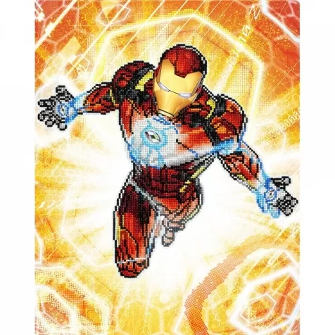 iron man blast off - diamond dotz cd130500110 42x53cm