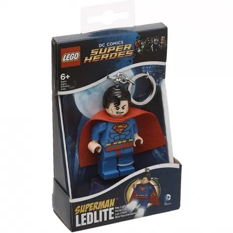 lgl-ke39 - superman - portachiavi con torcia led