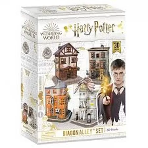 diagon alley - puzzle 3d 181 pezzi