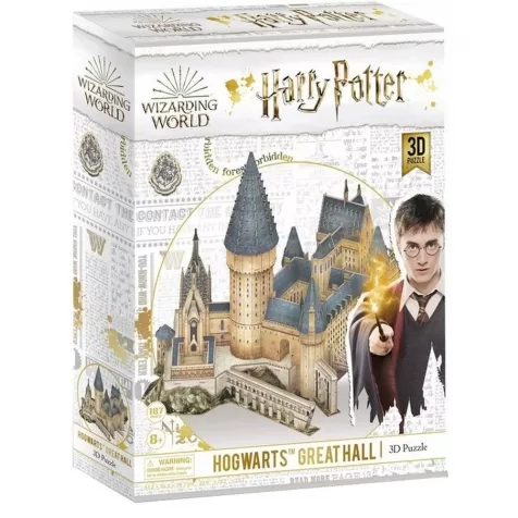 hogwarts great hall - puzzle 3d 161 pezzi