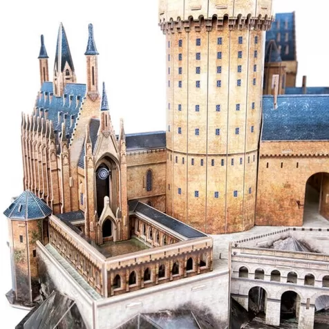 hogwarts great hall - puzzle 3d 161 pezzi