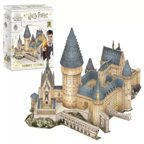 hogwarts great hall - puzzle 3d 161 pezzi