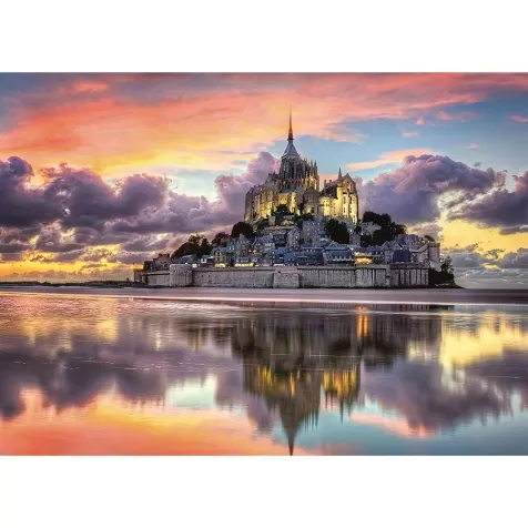 le magnifique mont saint-michelle - puzzle 1000 pezzi high quality collection