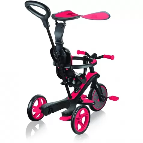 globber - triciclo xplorer trike 4in1 - rosso