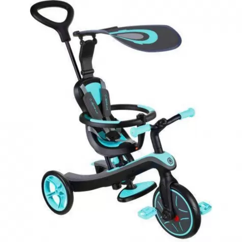 globber - triciclo xplorer trike 4in1 - azzurro