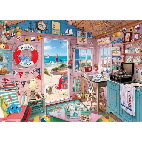 la casa al mare - puzzle 1000 pezzi