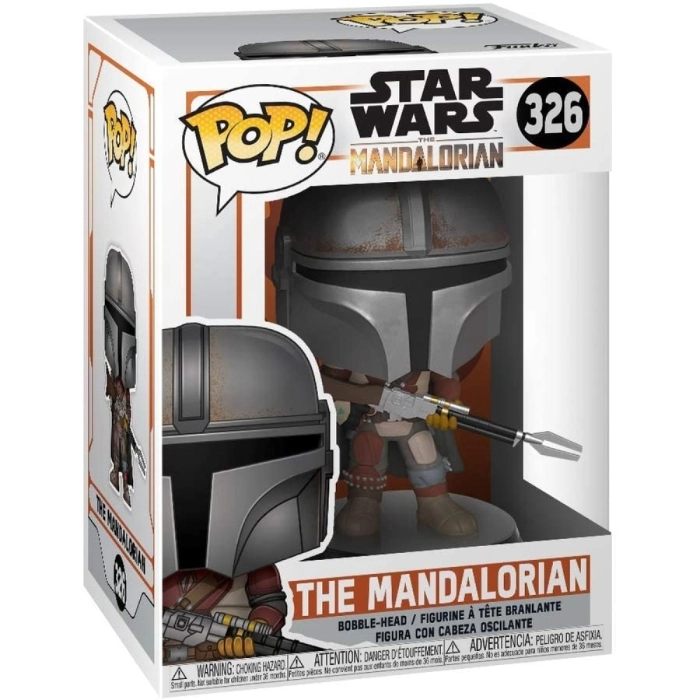 star wars: the mandalorian - the mandalorian 9cm - funko pop 326