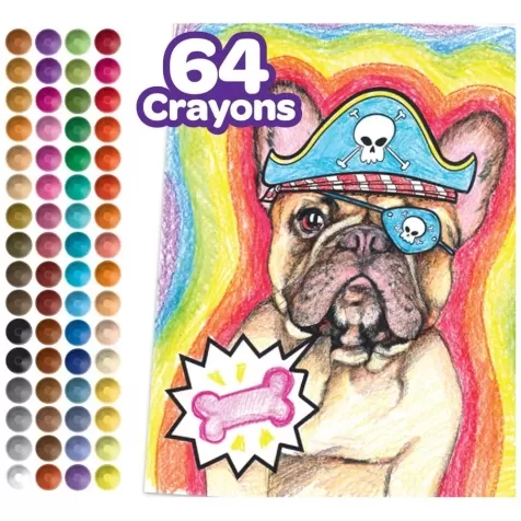 crayola pets - 64 pastelli a cera