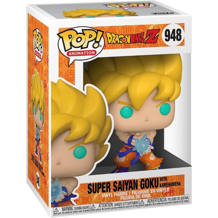 dragon ball z - ss goku with kamehameha wave 9cm - funko pop 948