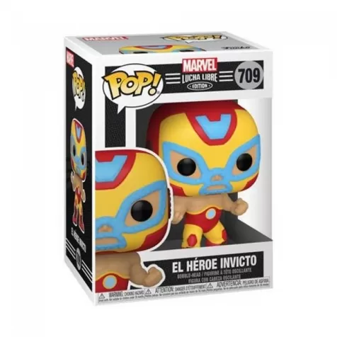 marvel: lucha libre - iron man - funko pop 709