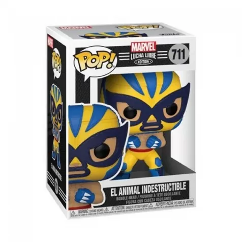 marvel: lucha libre - wolverine - funko pop 711