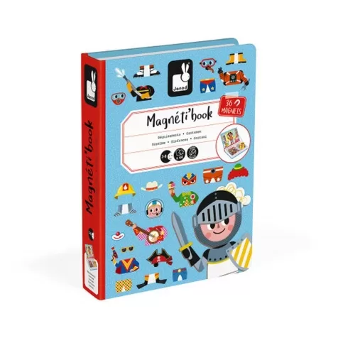 libro magnetico costumi ragazzo - 36 magneti